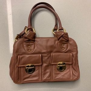 Marc Jacobs Mercer Blake Satchel Handbag -Chestnut